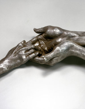 Louise-Bourgeois-The-Welcoming-Hands-,Bronze-with-silver-nitrate-patina-,-polished GALERIE KARSTEN GREVE AG